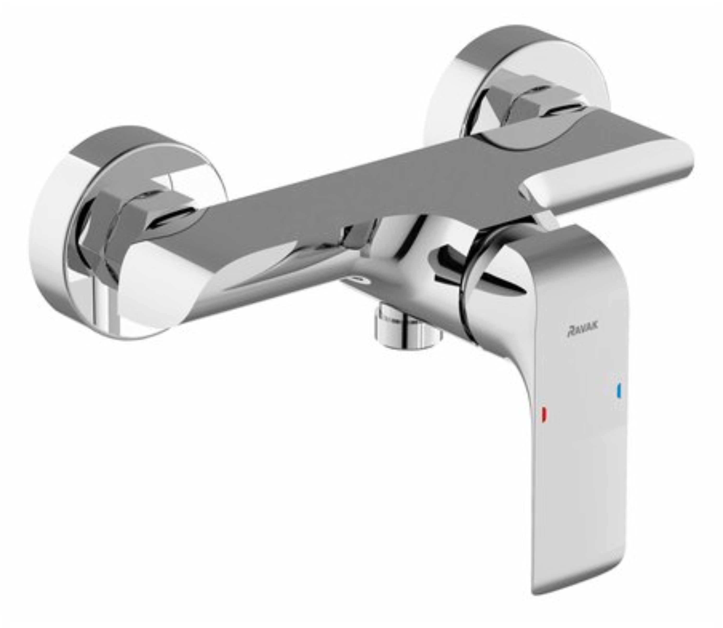 Ravak Flat grifo para ducha a pared cromo X070121