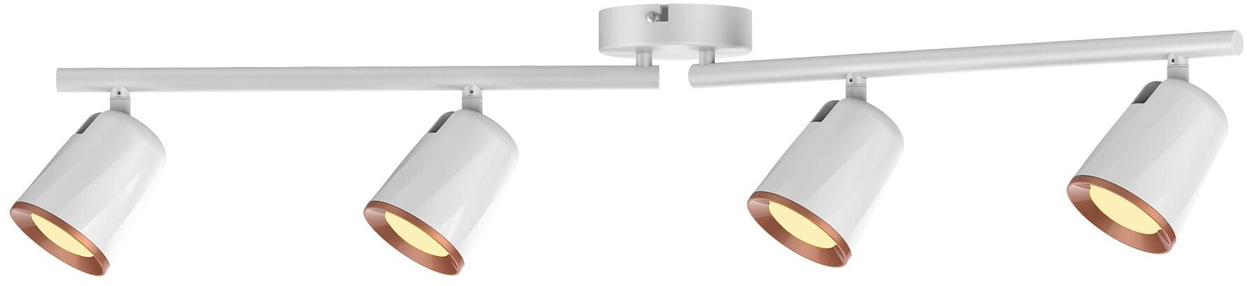 Rabalux Solange lámpara de techo 4x24 W blanco 5048