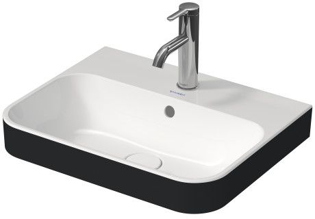 Duravit Happy D.2 lavabo 50x40 cm rectangular sobre encimera blanco-antracita 2360506100