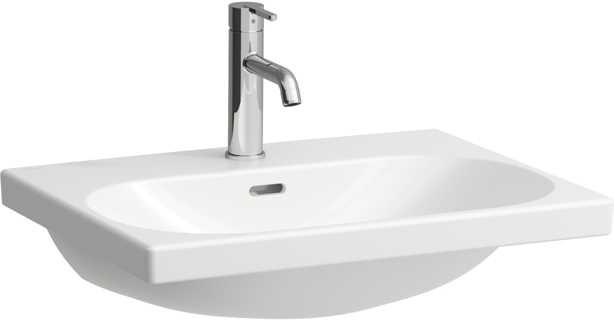 Laufen Lua umywalka 60x46 cm prostokątna ścienna biała H8100834001041