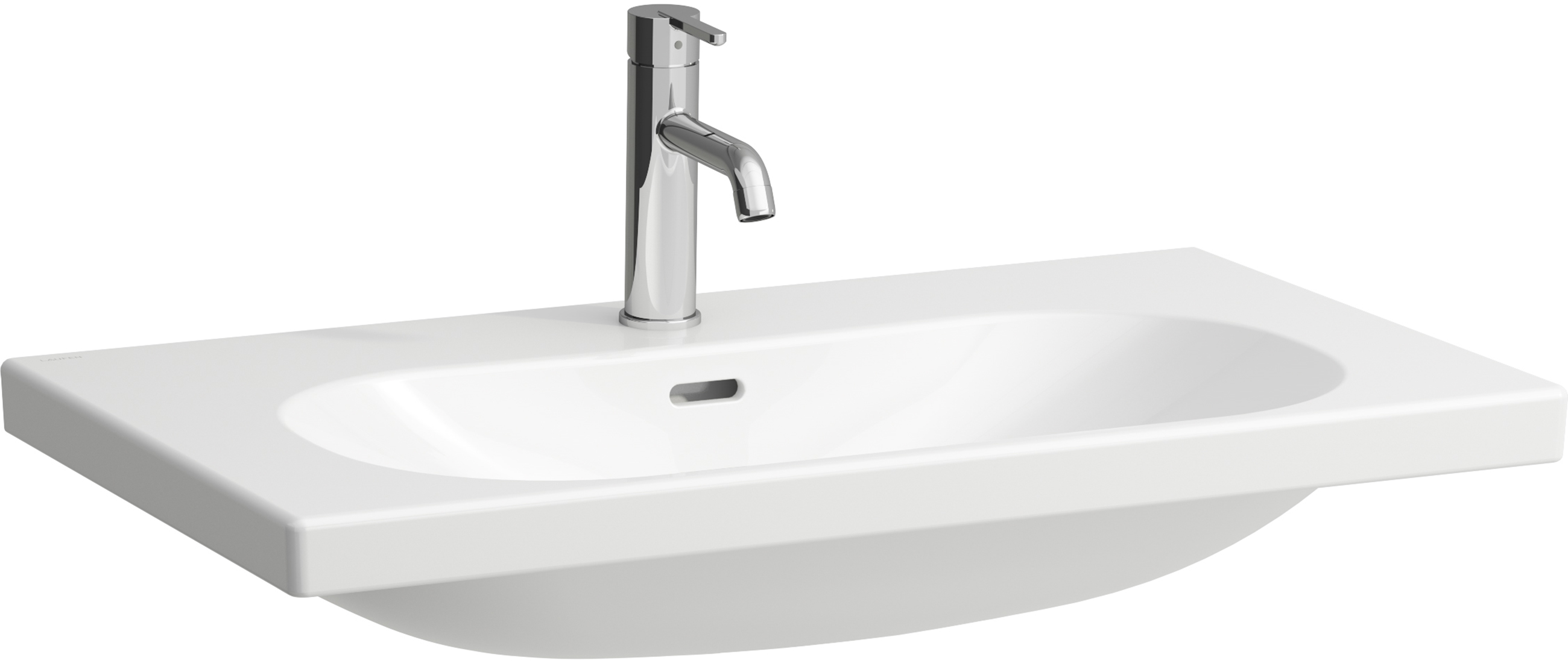 Laufen Lua umywalka 80x46 cm prostokątna ścienna biała H8160874001041