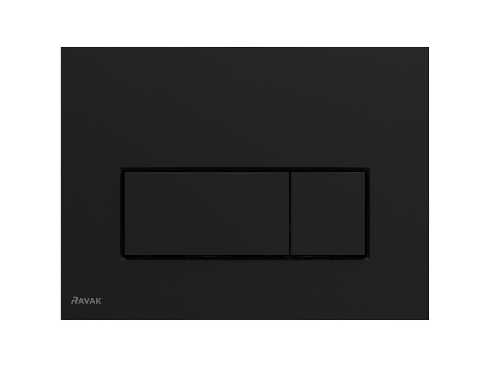 Ravak Uni Slim botón de descarga para WC negro X01744