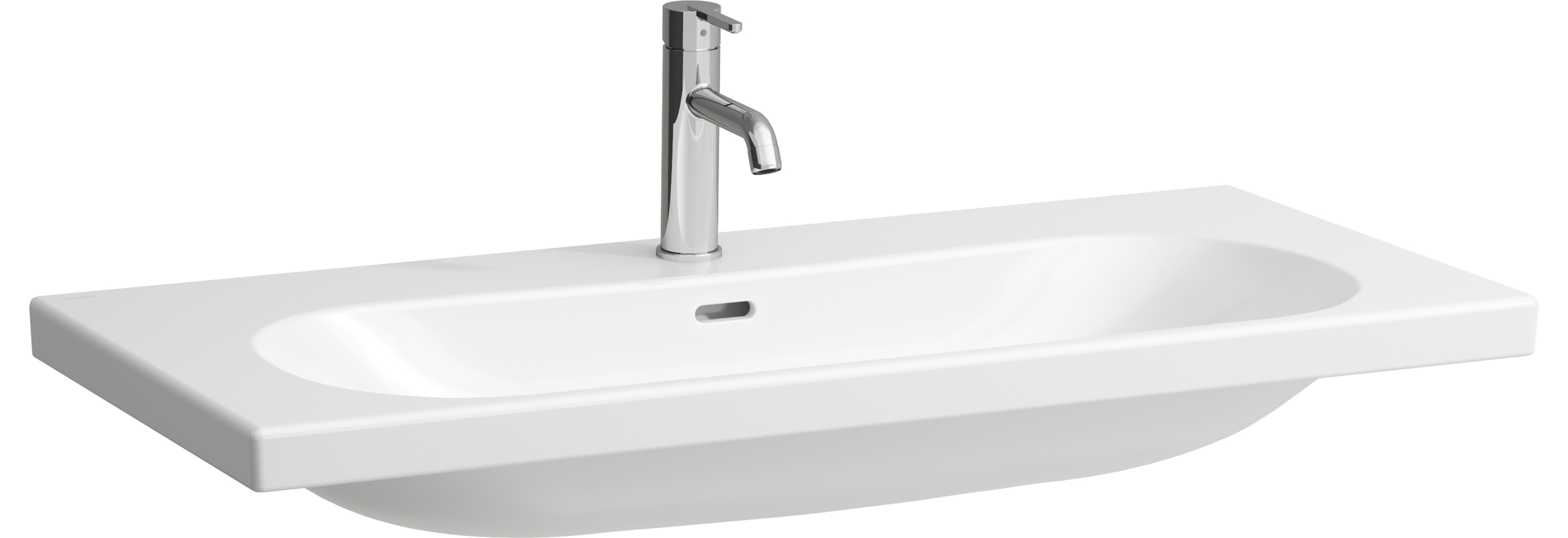 Laufen Lua lavabo 100x46 cm rectangular clásico blanco H8160894001071