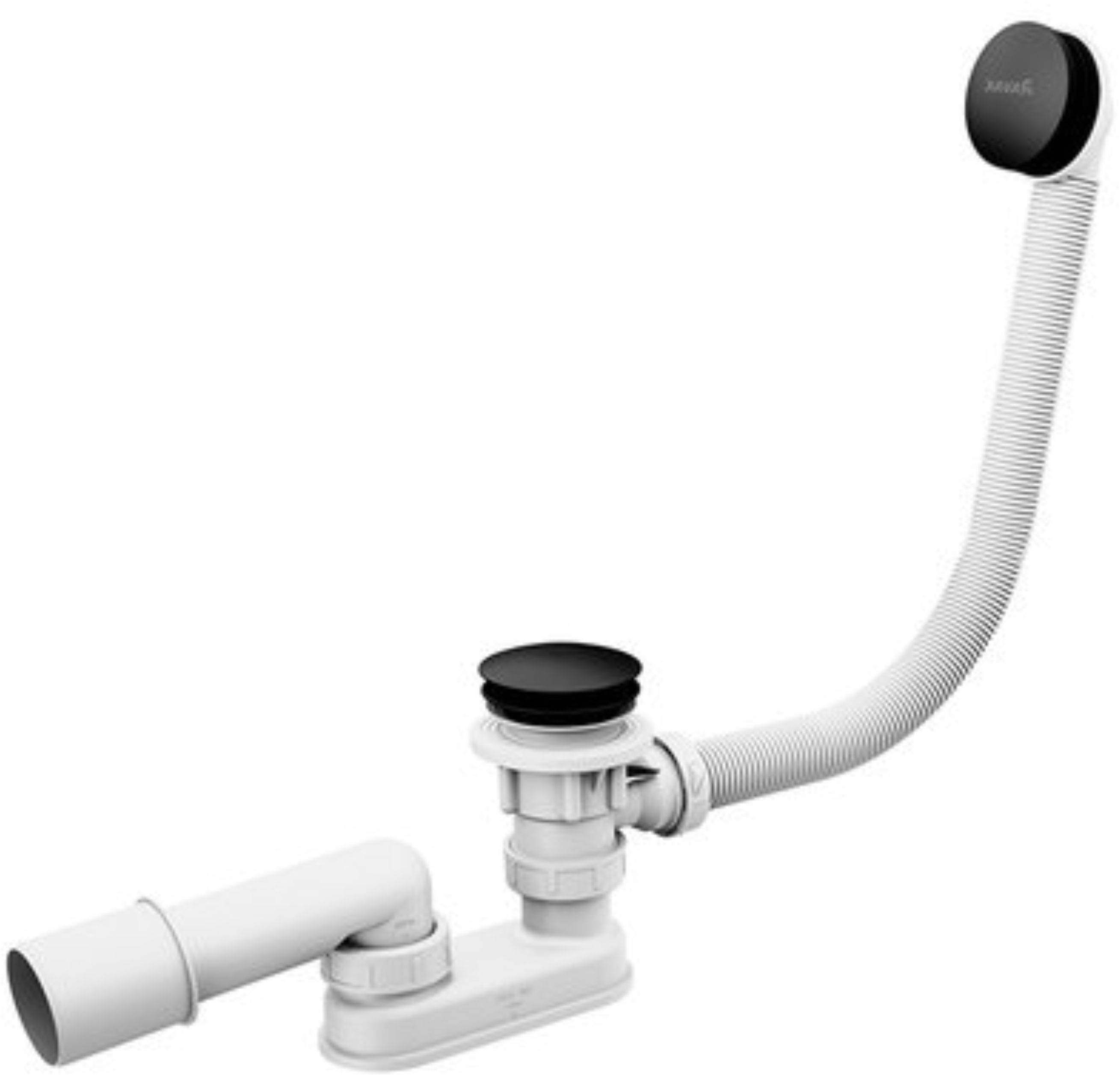 Ravak sifón para bañera negro X01746