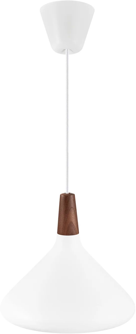 Nordlux Nori lámpara colgante 1x40 W blanco-marrón 2120813001