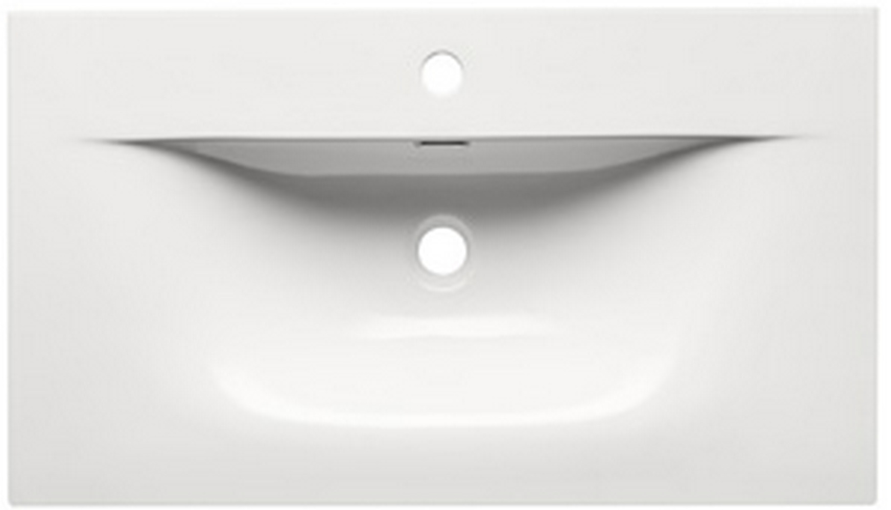 Comad Sky lavabo 81x46 cm rectangular para mueble blanco SKY80/DP-8099