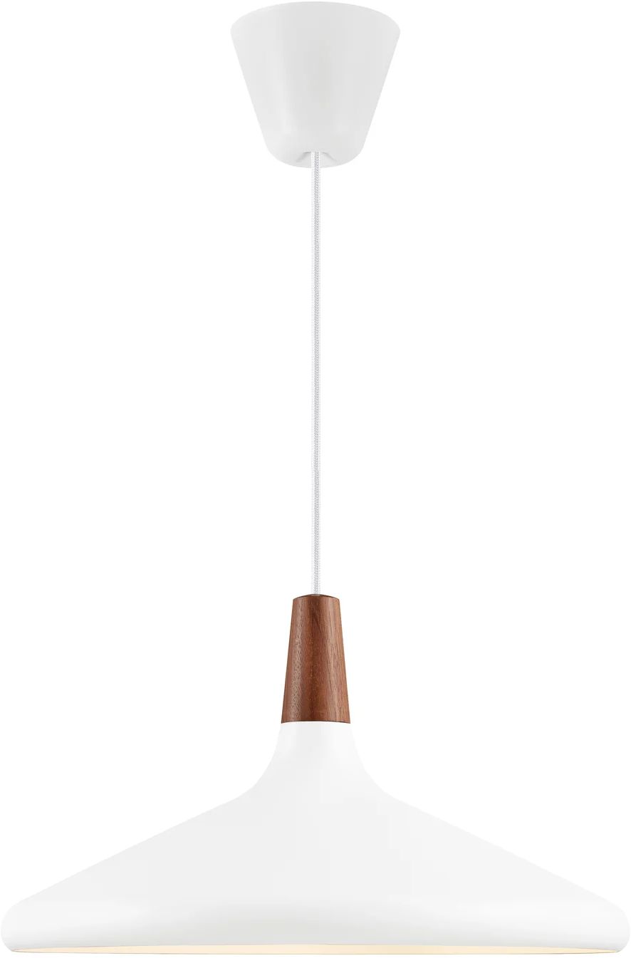 Nordlux Nori lámpara colgante 1x40 W blanco-marrón 2120823001