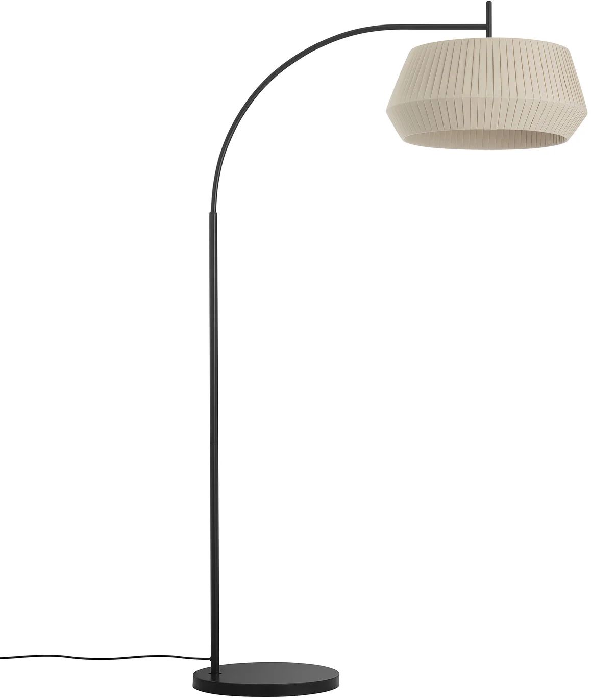 Nordlux Dicte lámpara de pie 1x60 W negro-beige 2112414009