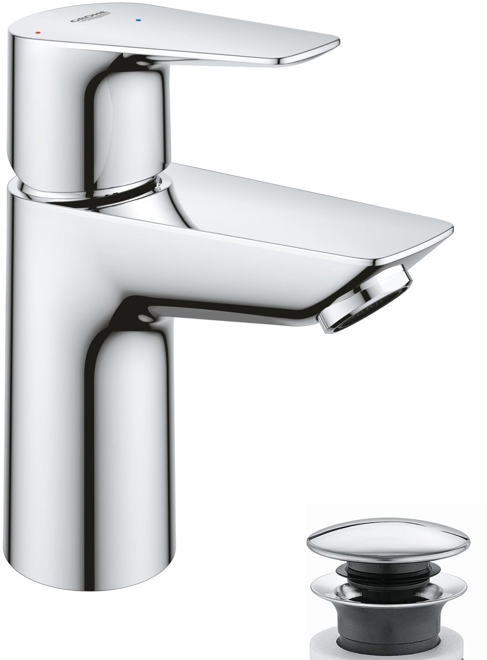 Grohe Start Edge grifo para lavabo de pie StarLight Chrome 23900001
