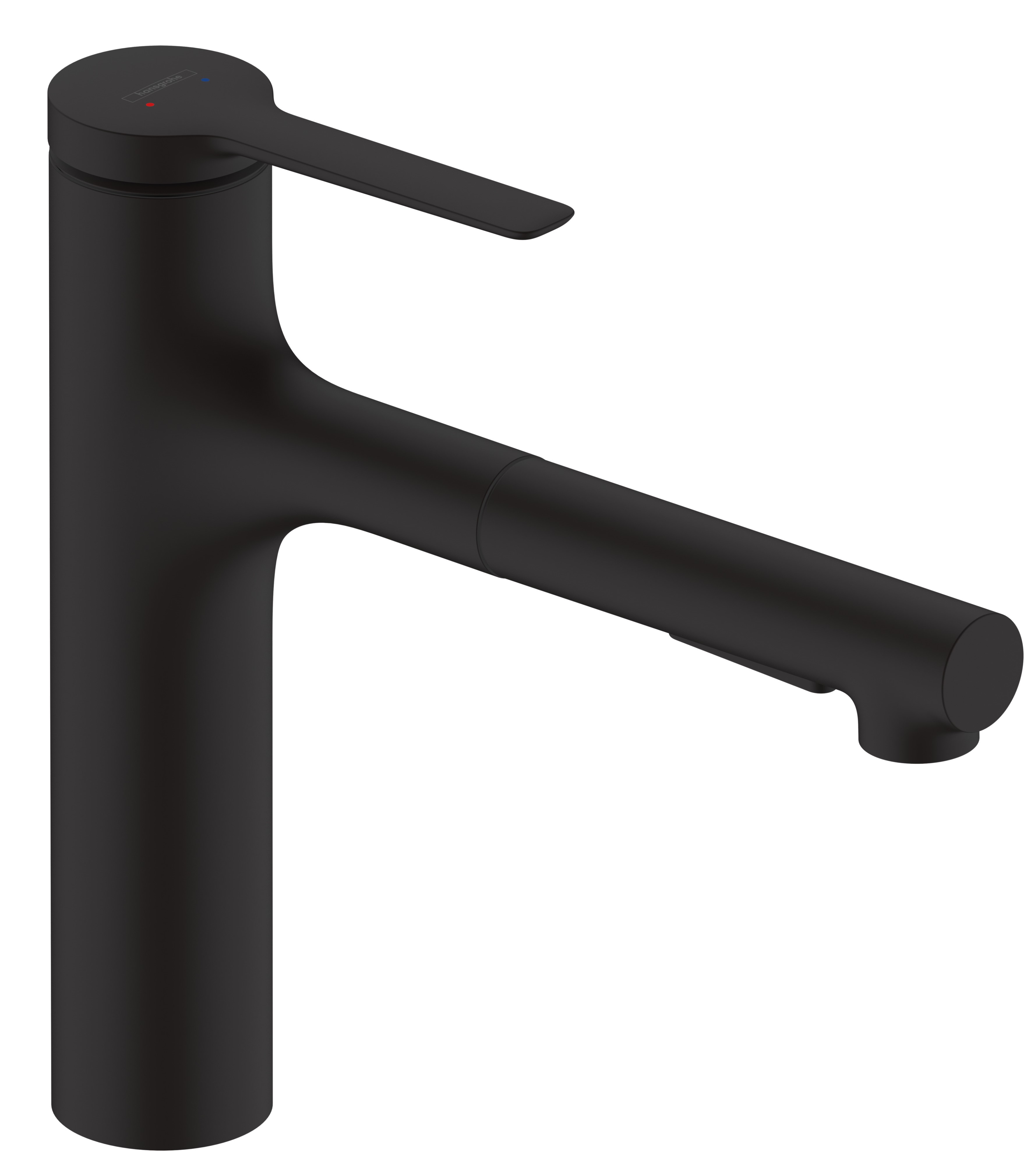 Hansgrohe Zesis M33 grifo de cocina de pie negro 74801670