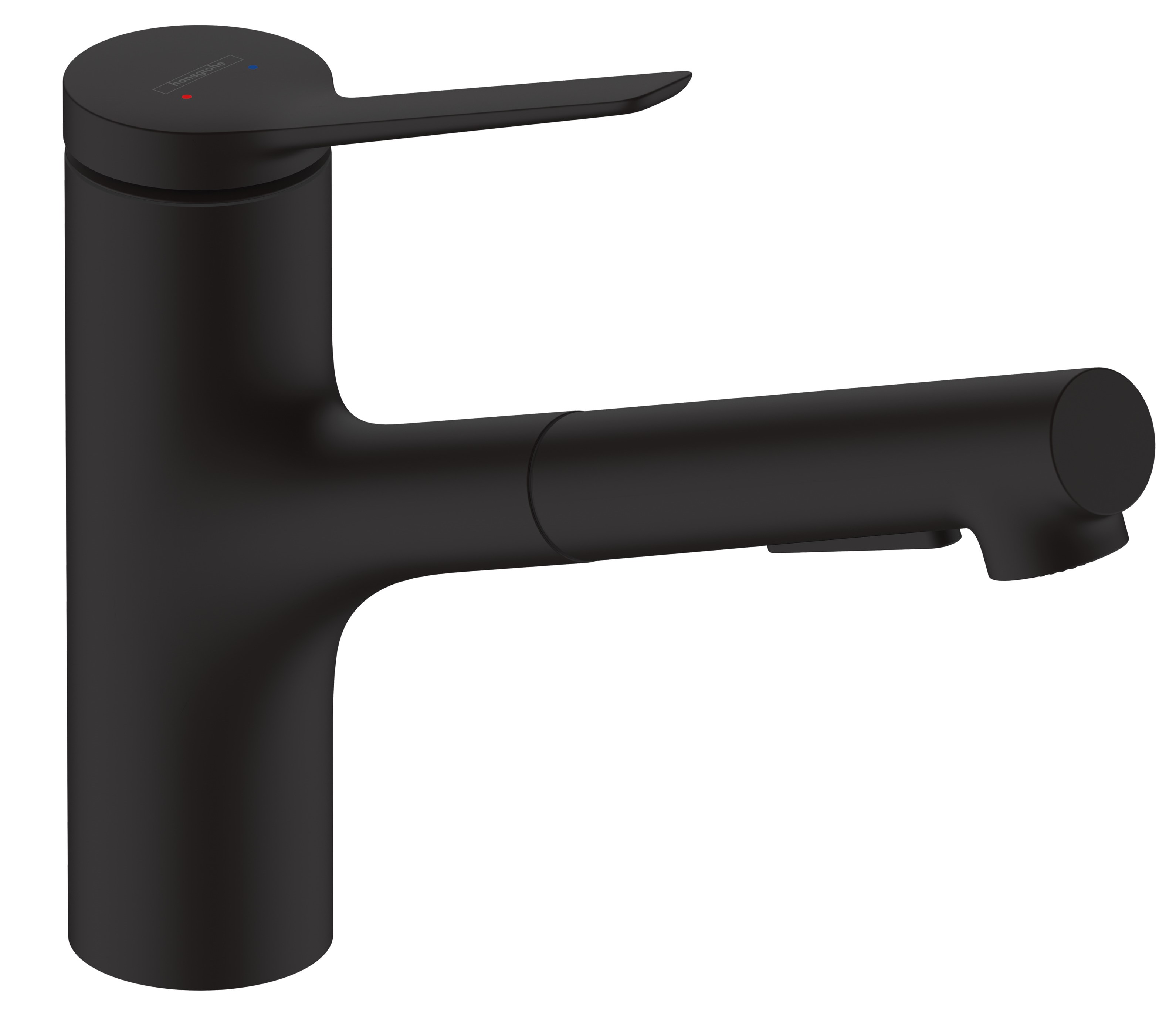 Hansgrohe Zesis M33 grifo de cocina de pie negro 74803670