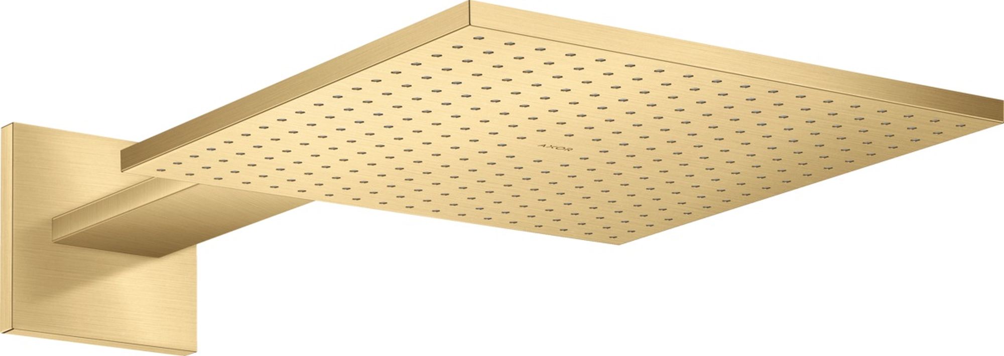 Axor ShowerSolutions brazo de ducha con efecto lluvia 30x30 cm cuadrada oro 35318250