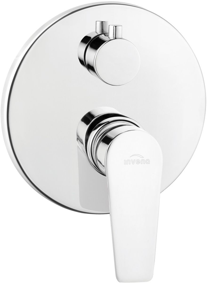 Invena Dokos grifo para ducha empotrado cromo BP-19-CO2-A