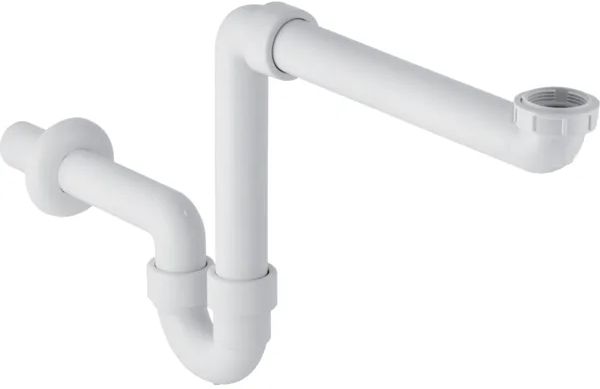 Geberit sifón de lavabo tubular blanco 151.107.11.1