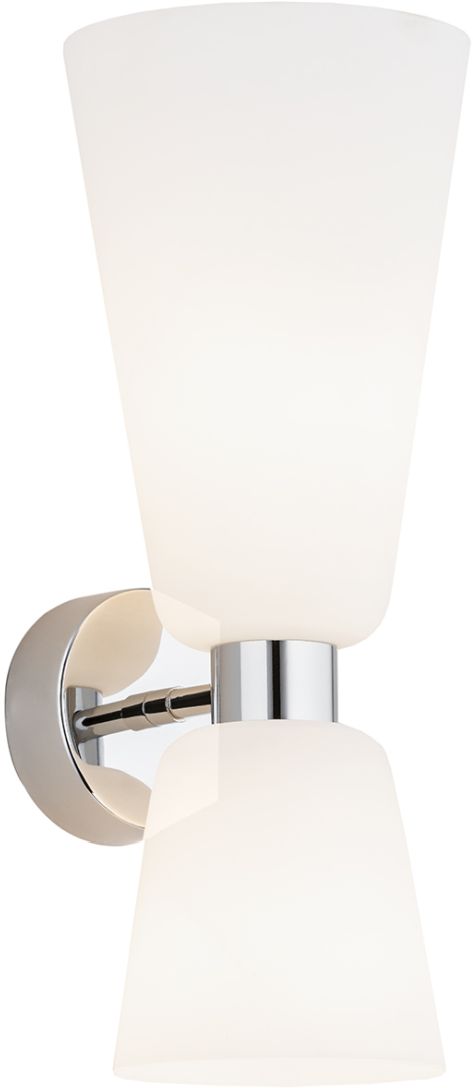 Argon Reno lámpara de pared 2x7 W cromo-ópalo 1033