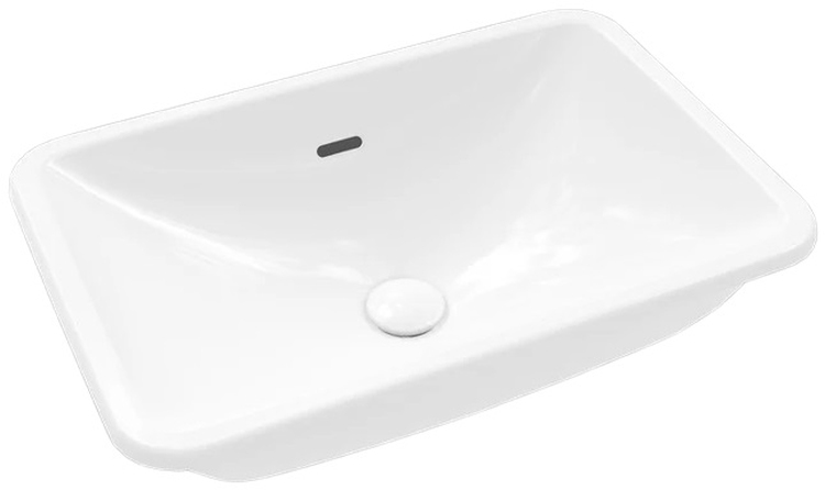 Villeroy & Boch Loop & Friends lavabo 54x34 cm rectangular bajo encimera blanco 4A570001