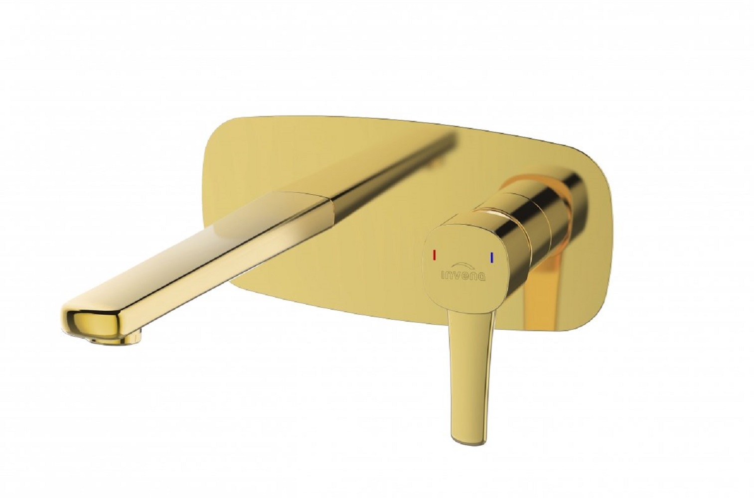 Invena Glamour grifo para lavabo empotrado oro BP-02-U09