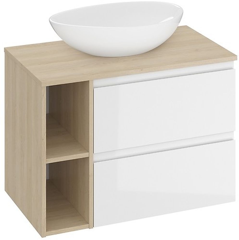 Conjunto armario Cersanit Moduo S929-010, lavabo Cersanit Moduo K116-052, K116-020, S590-023