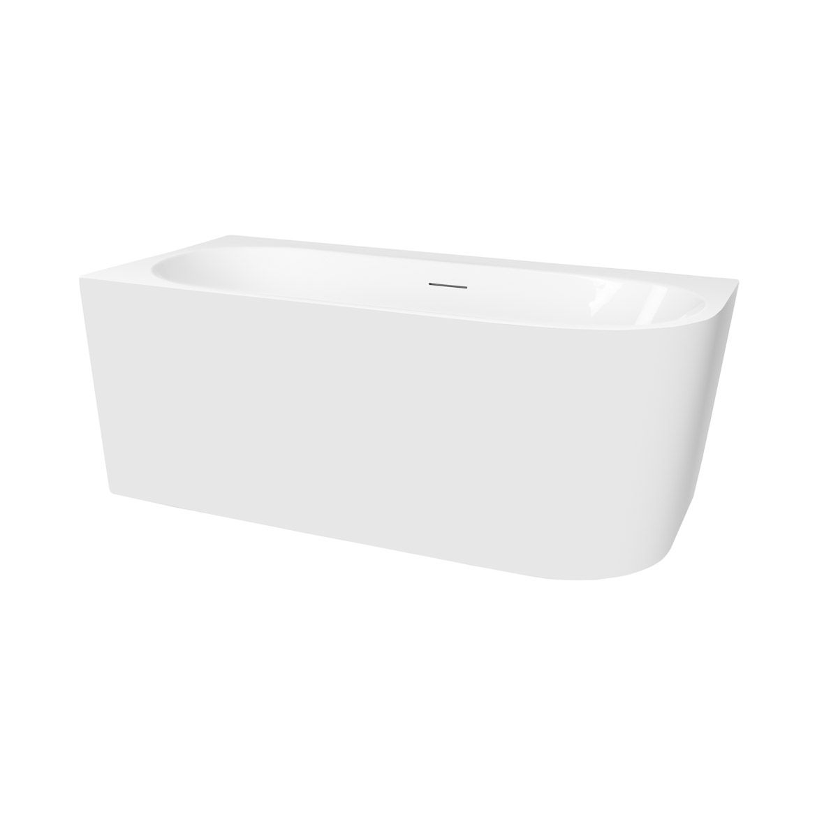 Oltens Hulda bañera de esquina 160x75 cm blanco 11003000