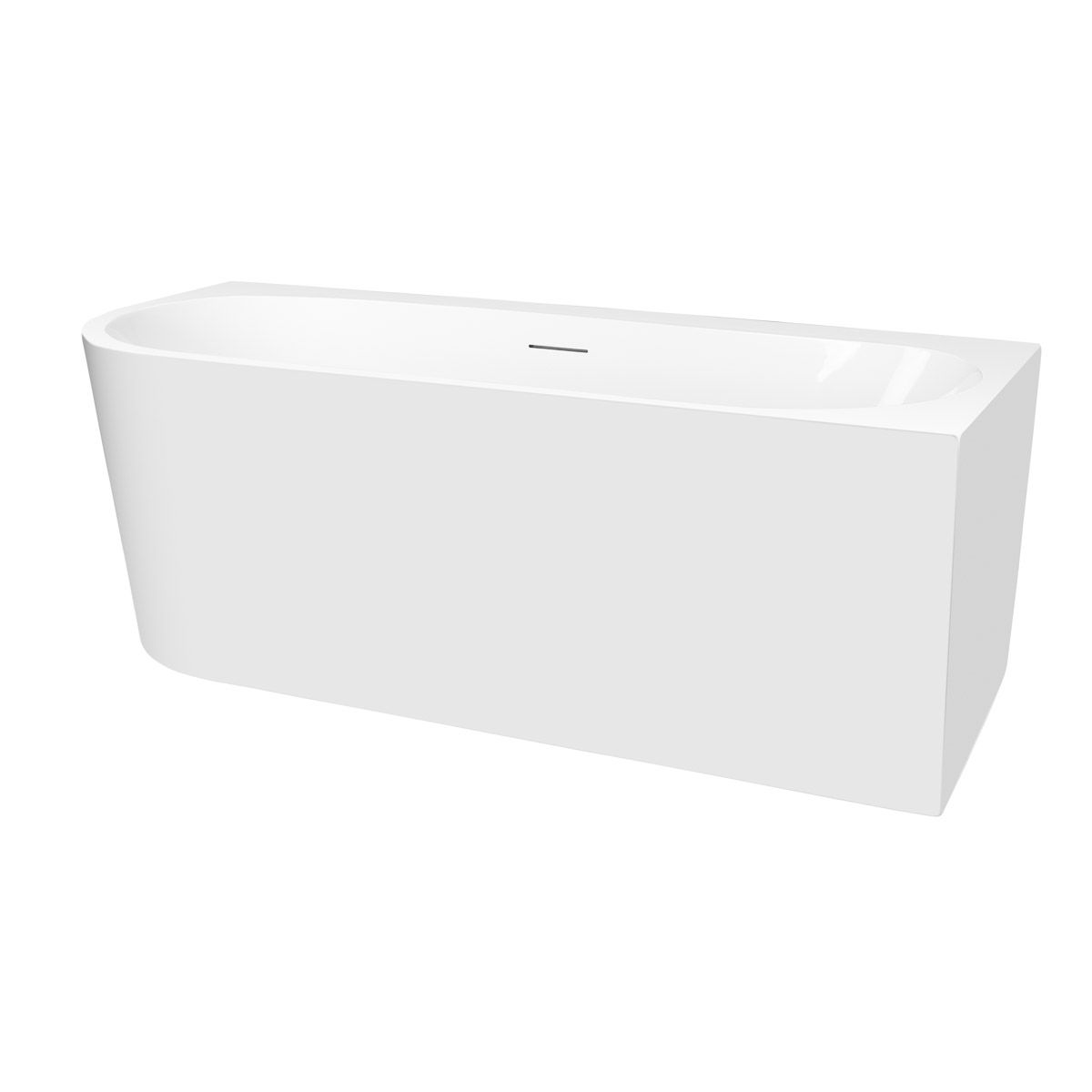 Oltens Hulda bañera de esquina 170x80 cm rectangular blanco 11004000