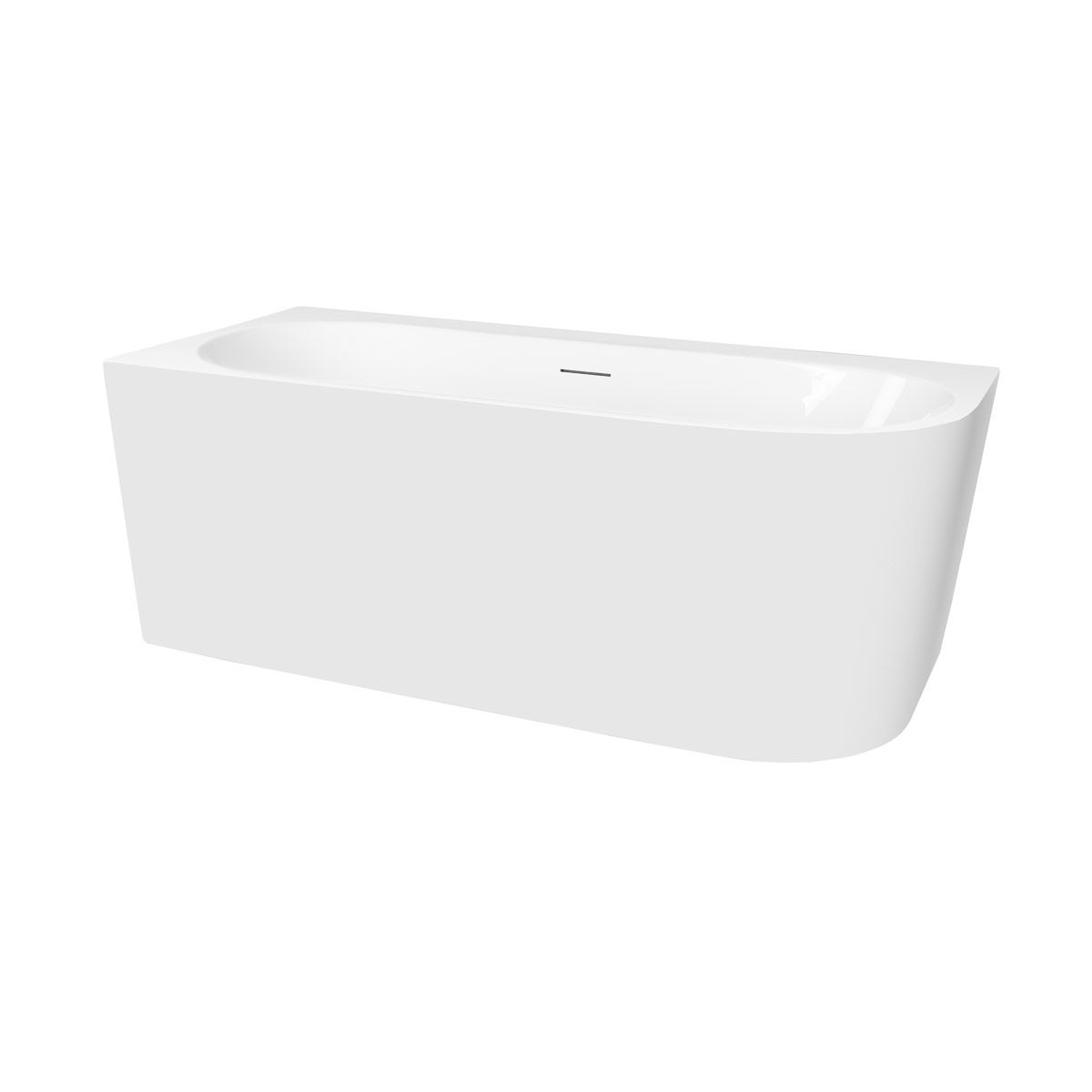 Oltens Hulda bañera de esquina 170x80 cm rectangular blanco 11005000
