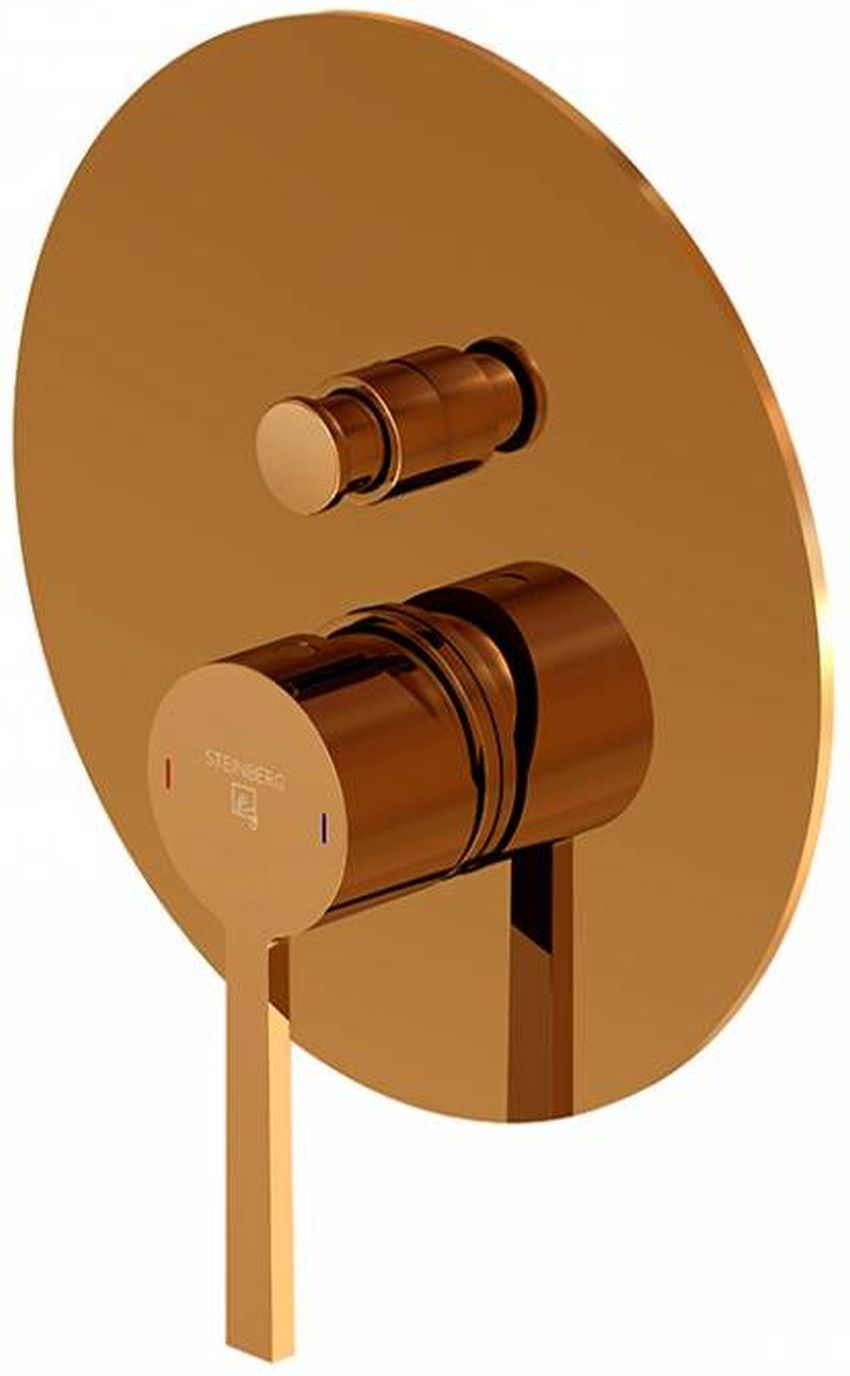 Steinberg 260 grifo de bañera y ducha empotrado oro 26021033RG