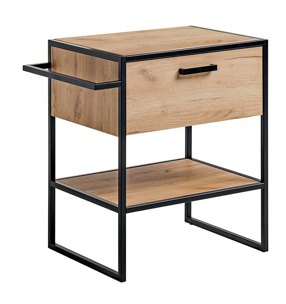 Comad Brooklin armario con encimera 70x50x75 cm de pie, para lavabo roble BROOKLIN825AFSC