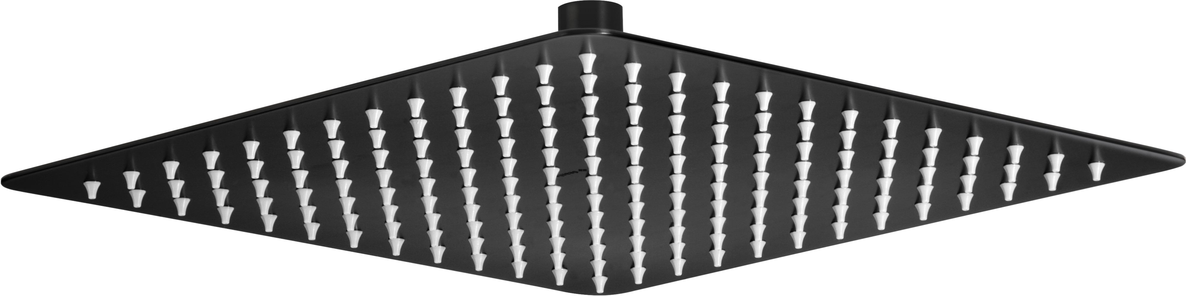 Deante Cascada ducha con efecto lluvia 25x25 cm cuadrada negro NAC_202K