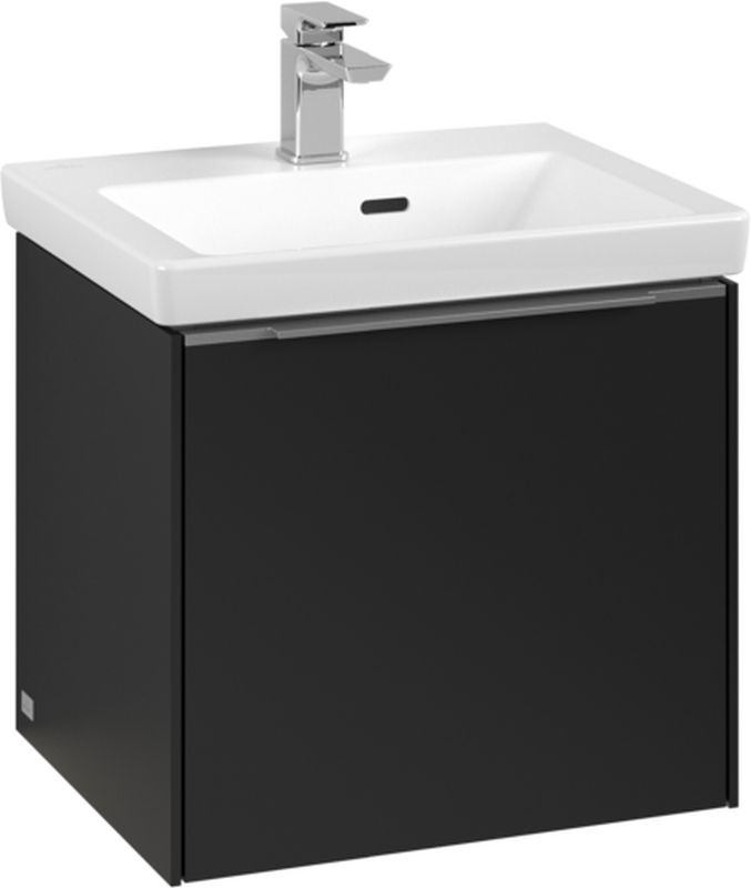 Villeroy & Boch Subway 3.0 armario 47.3x39.2x42.9 cm suspendido, para lavabo negro C580L0VL