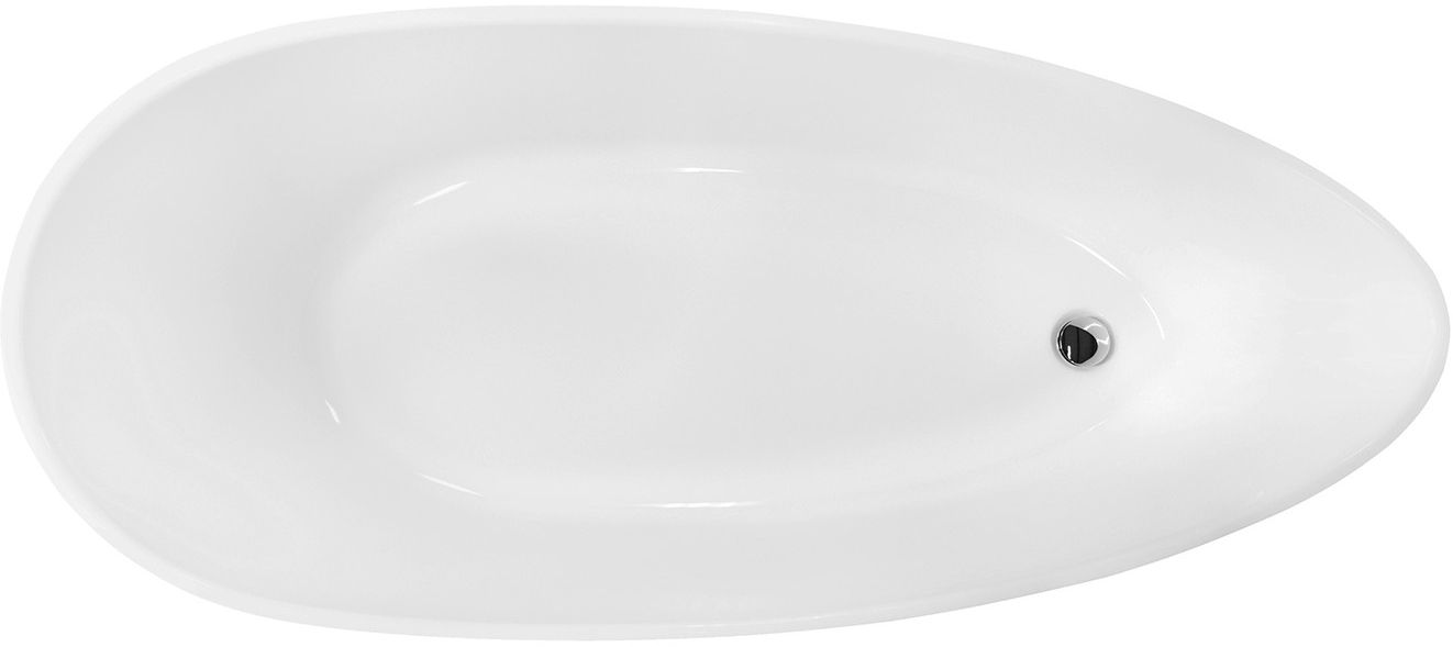 Besco Goya bañera exenta 140.5x62.5 cm oval blanco #WMMB-140GKW
