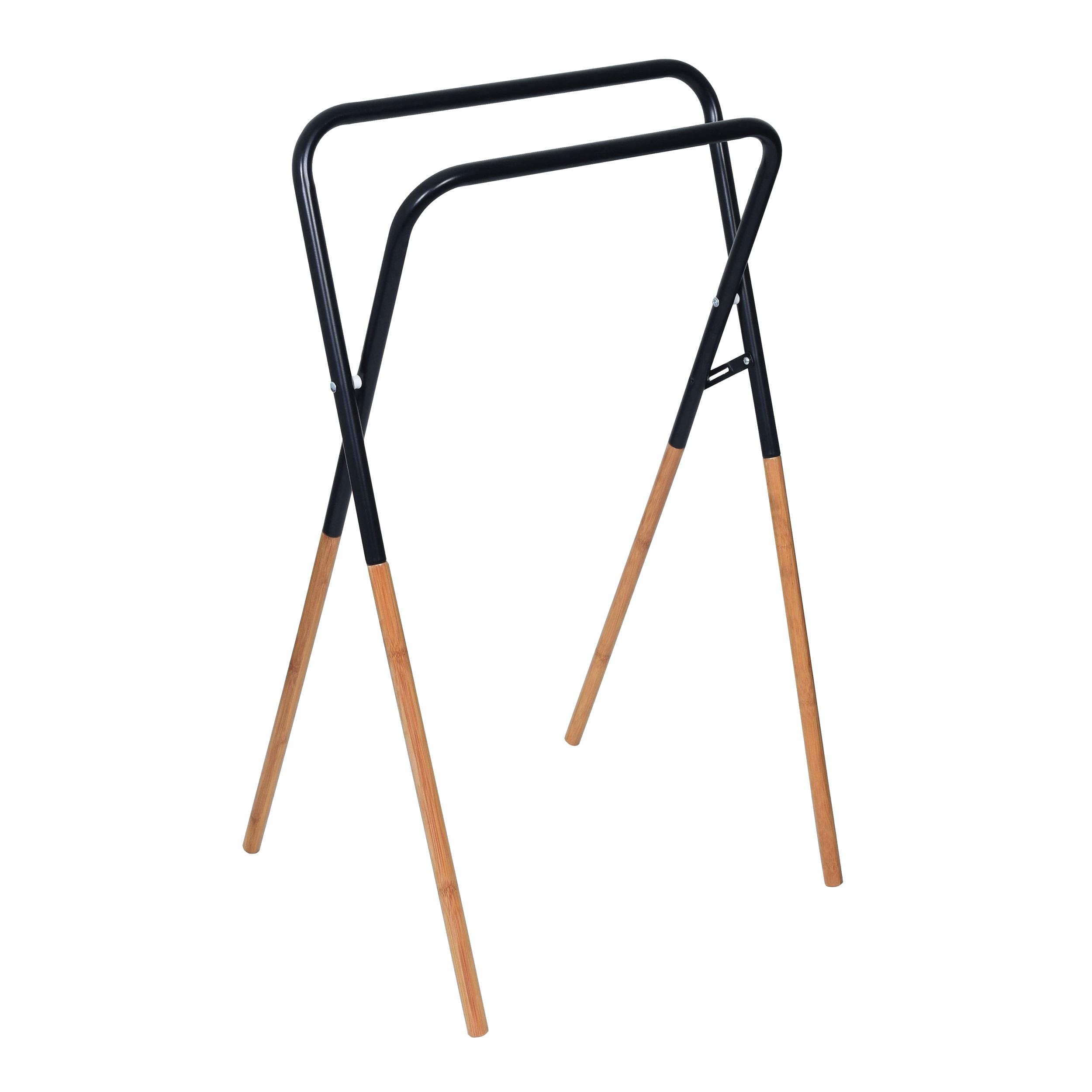 BISK Umbra soporte para colgar de pie negro-madera 08160