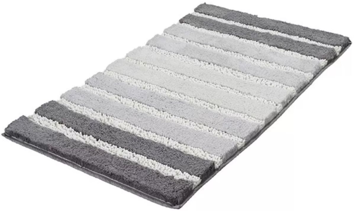 Kleine Wolke Phoenix alfombrilla para baño 100x60 cm rectangular gris 4045146360