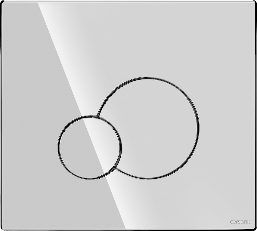 Cersanit Base Circle botón de descarga para WC cromo brillante K97-494