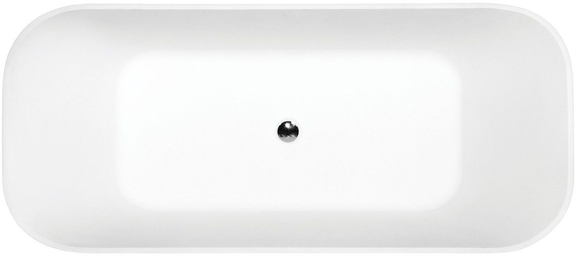 Besco Assos S-Line bañera exenta 160x70 cm rectangular bicolor #WMMC-160AL