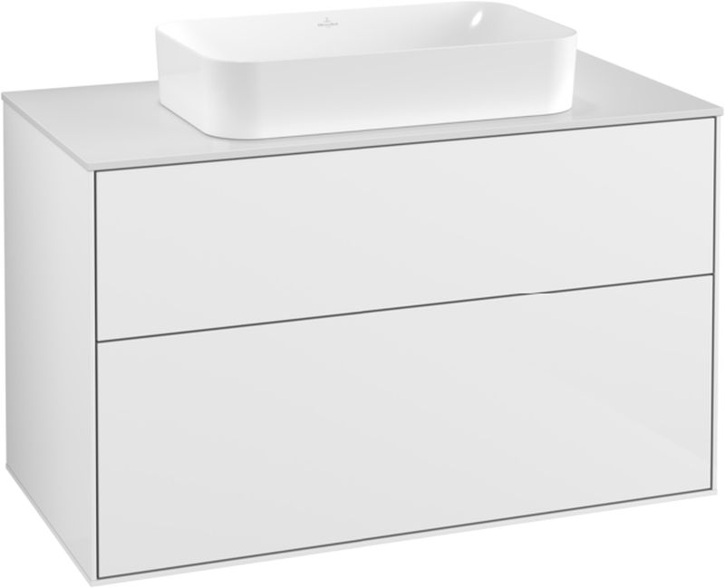 Villeroy & Boch Finion armario 100x50.1x60.3 cm suspendido, para lavabo blanco F23100GF