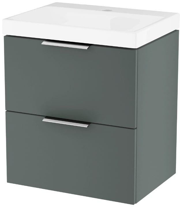 Excellent Blanko armario 49x37x58.5 cm suspendido, para lavabo verde MLEX.6301.490.GN
