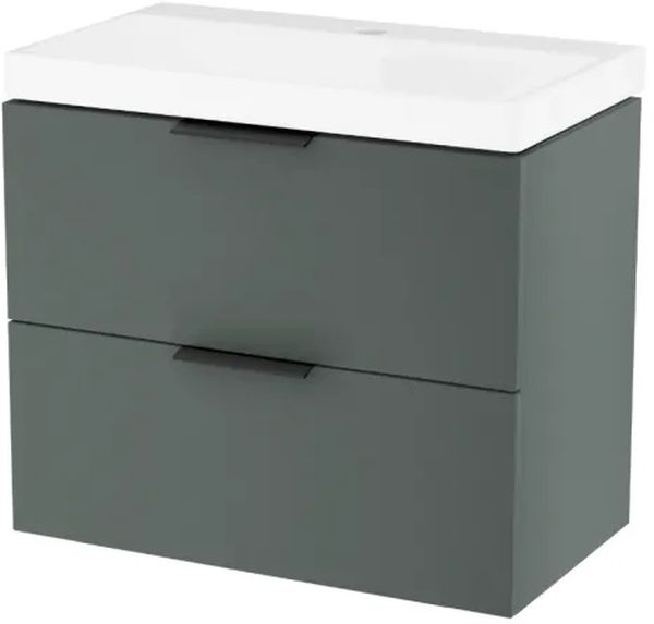 Conjunto armario Excellent Blanko MLEX.6301.640.GN, lavabo Excellent Blanko CENL.6317.650.WH, MLEX.6303.SET.BL