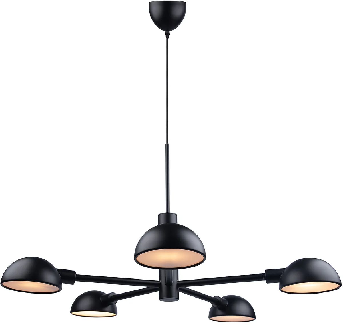 Nordlux Nomi lámpara colgante 5x25 W negro 2220163003