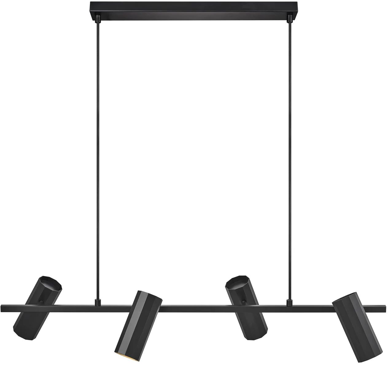 Nordlux Alanis lámpara colgante 4x14 W negro 2213423003