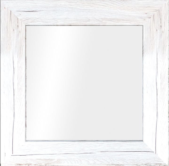 Styler Jyvaskyla espejo 60x60 cm cuadrada blanco-madera LU-01219