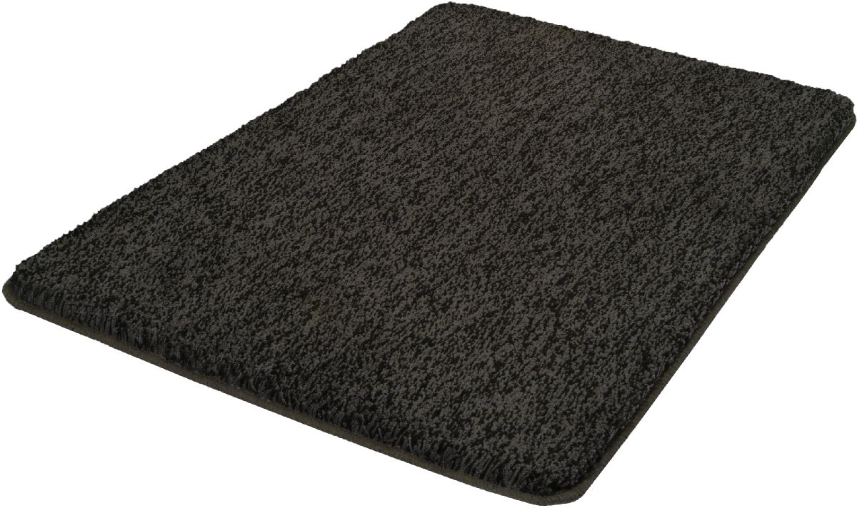 Kleine Wolke Seattle alfombrilla para baño 140x80 cm rectangular negro 4071905657