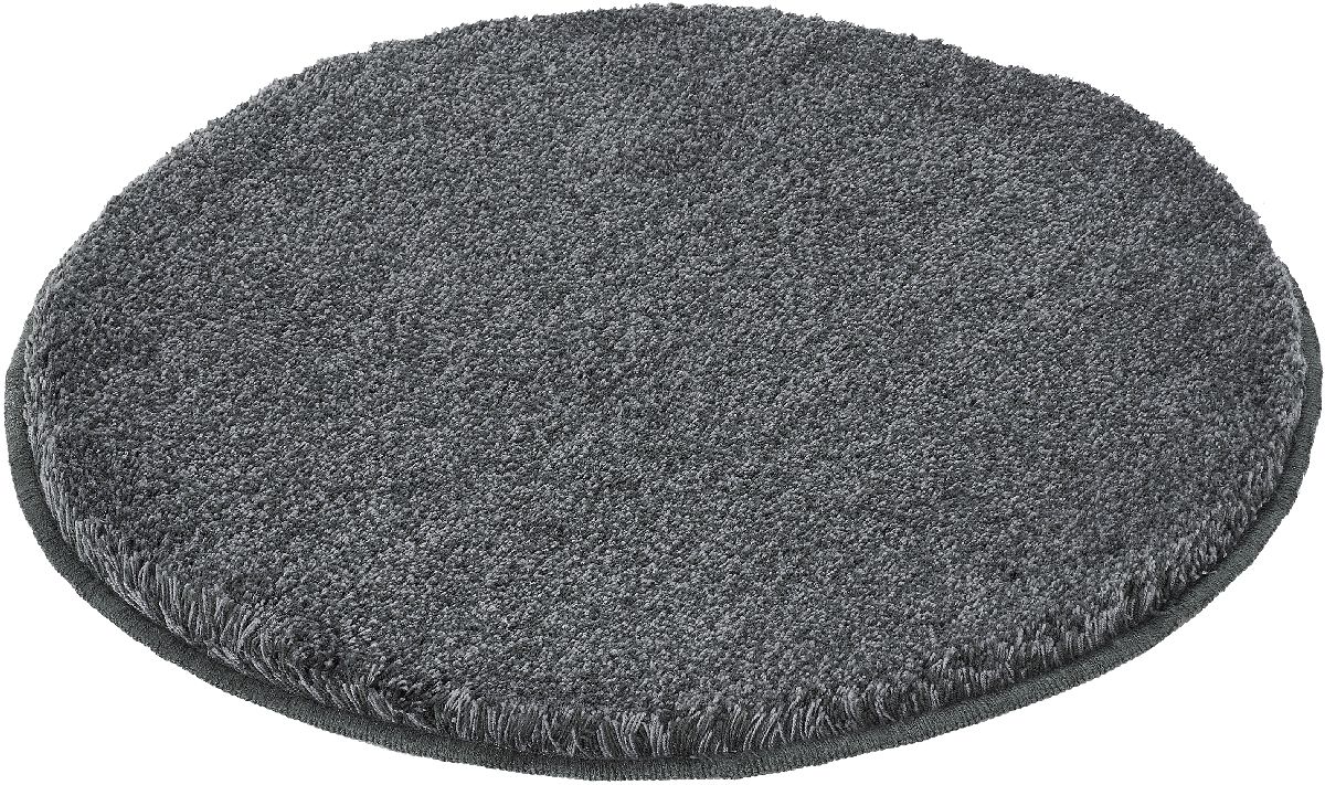 Kleine Wolke Relax alfombrilla para baño 100x100 cm circular gris 5405901521