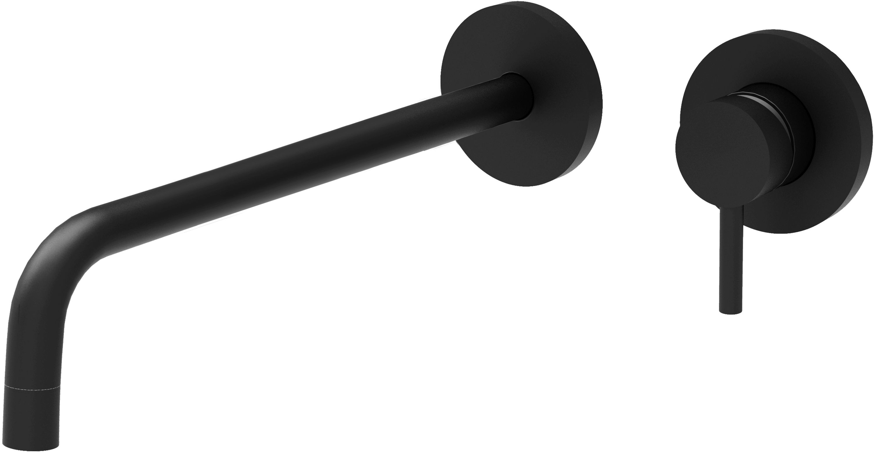 Paffoni Light grifo para lavabo empotrado negro LIG007NO70