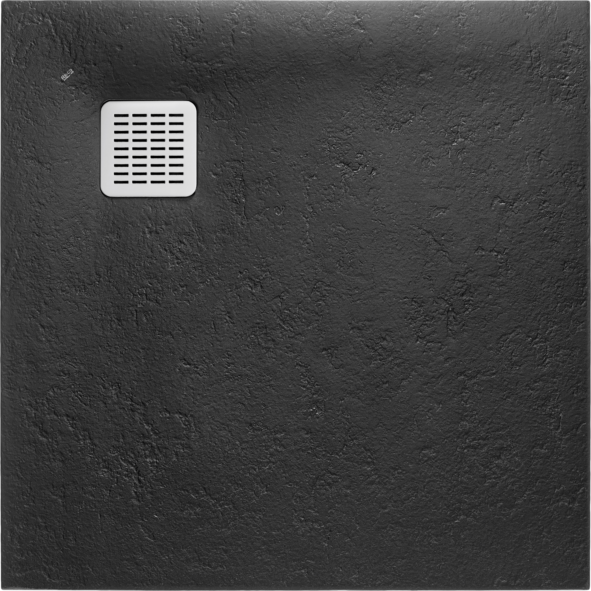Roca Terran plato de ducha cuadrado 100x100 cm negro AP1033E83E801400