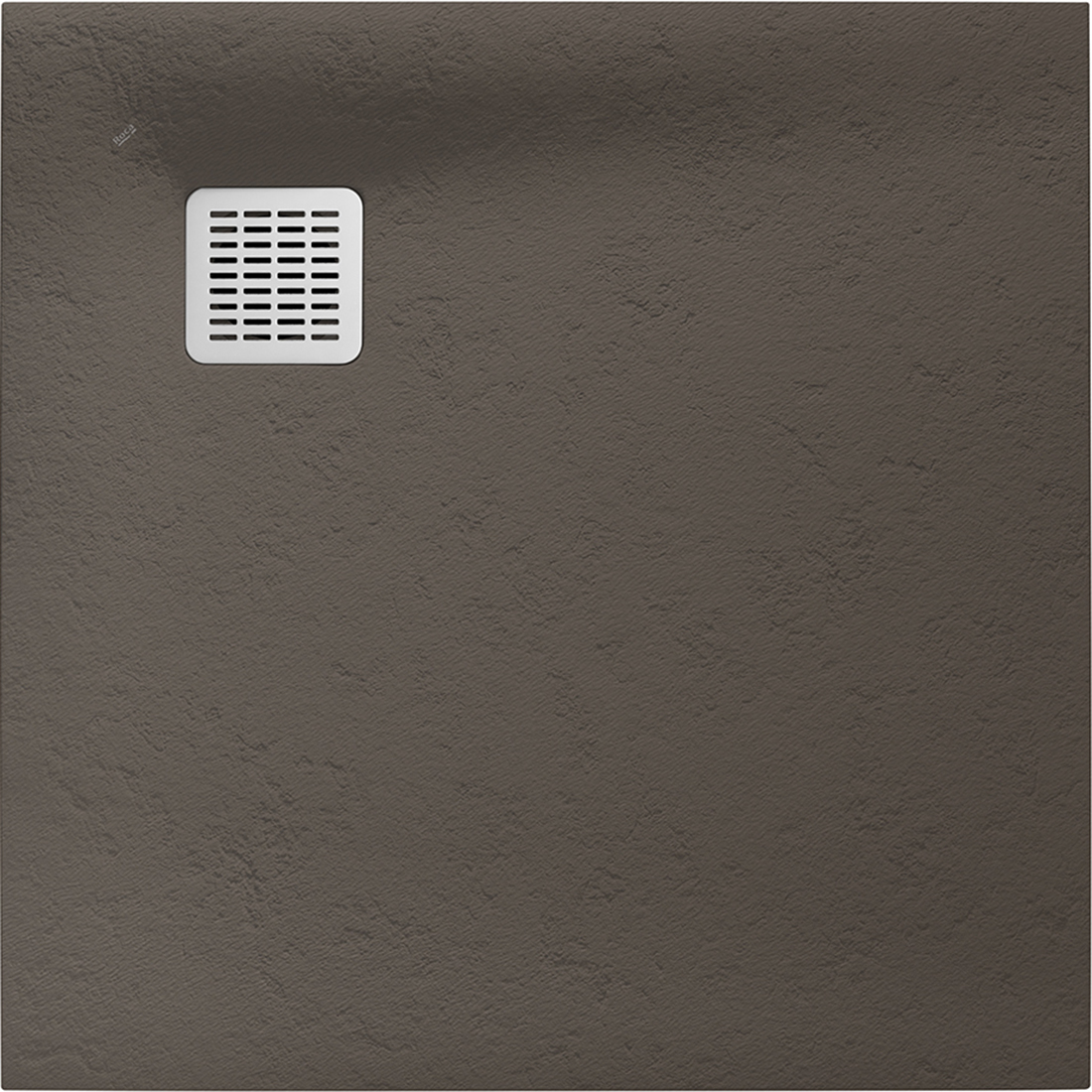 Roca Terran plato de ducha cuadrado 100x100 cm café AP1033E83E801660
