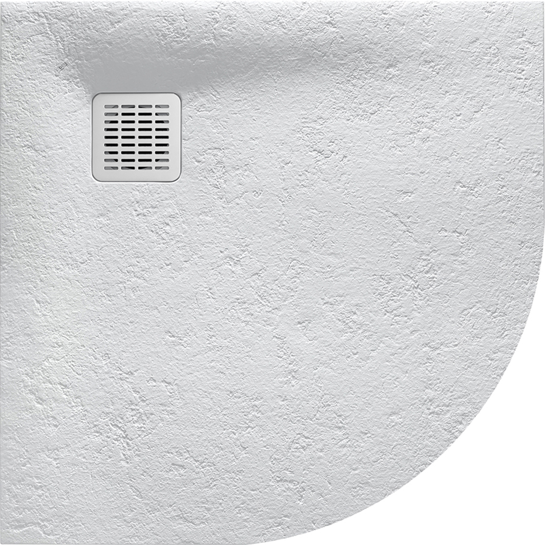 Roca Terran plato de ducha semicircular 90x90 cm perla AP10538438401630
