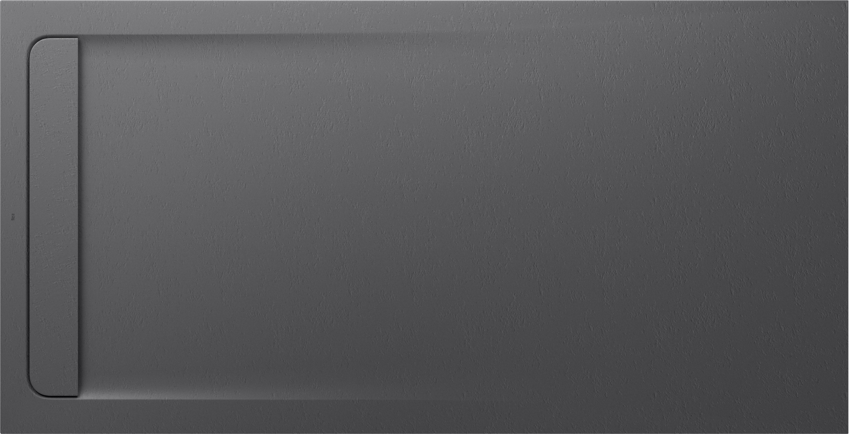 Roca Aquos plato de ducha rectangular 200x100 cm gris AP6017D03E801200