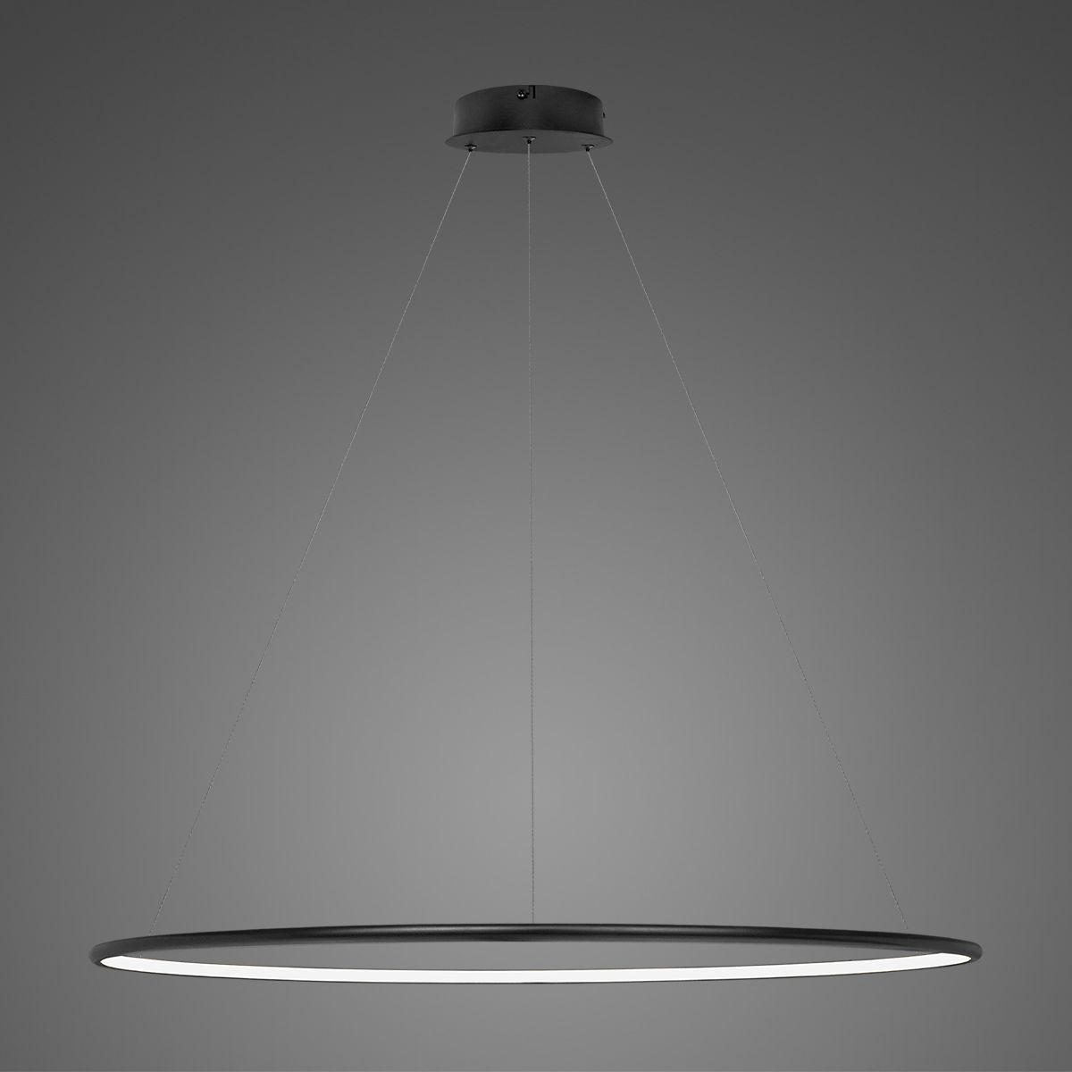 Altavola Design Ledowe Okręgi lámpara colgante 1x45 W negro LA073/P_120_in_3k_black