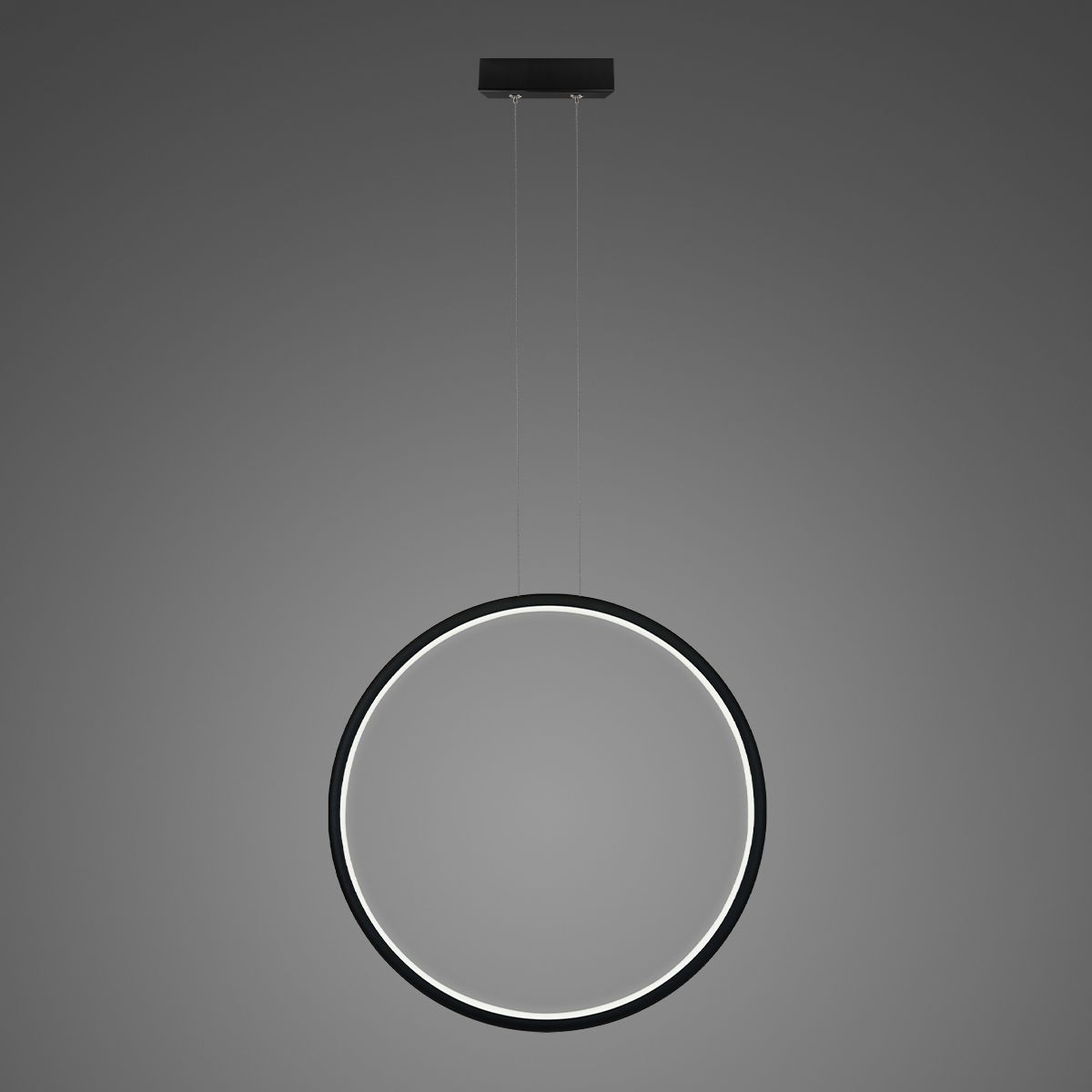 Altavola Design Ledowe Okręgi lámpara colgante 1x30 W negro LA073/X_80_in_4k_black