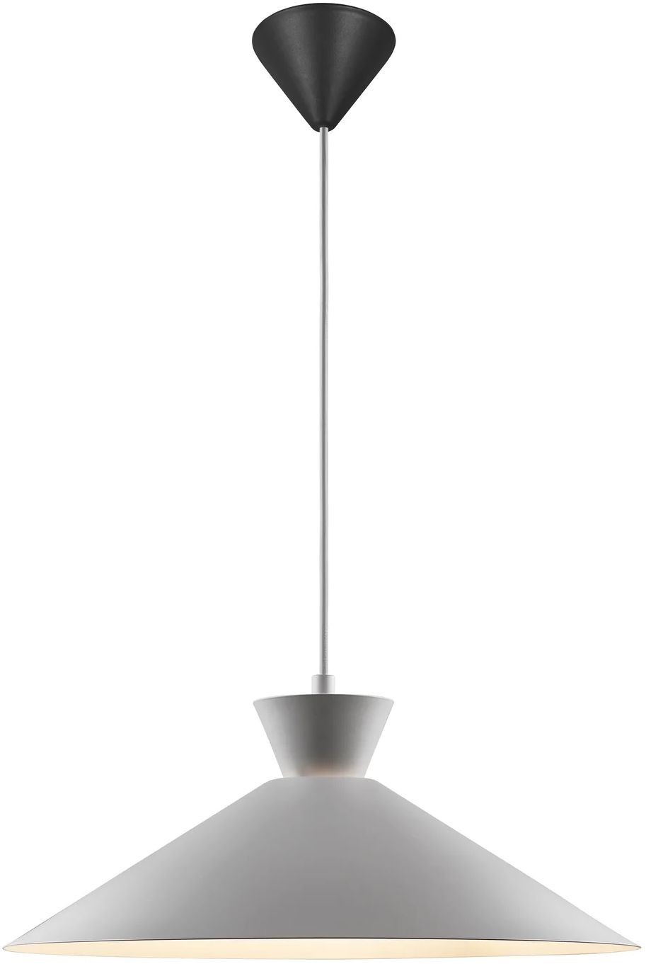 Nordlux Dial lámpara colgante 1x40 W gris/gris ceniza 2213353010